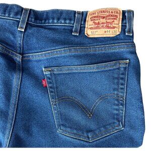 Levis 517 Boot Cut Jeans 44x30 Mens Y2K Denim‎ Blue Pants Mexico Cowboy Vintage